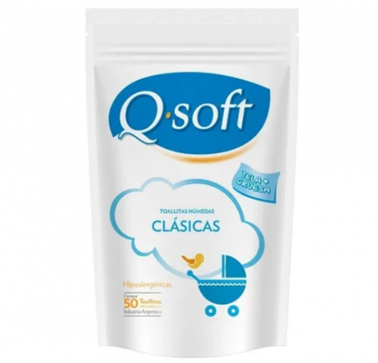Toallitas Húmedas Q-Soft x50 Unidades