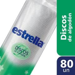 Discos De Algodón Estrella x80