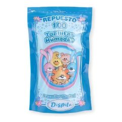 Toallitas Humedas Dispita Con Manzanilla y Vitamina E