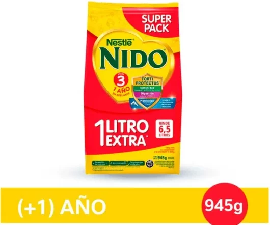 Leche En Polvo Nido 3 945gr