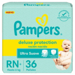 Pampers Deluxe Recién Nacido x36